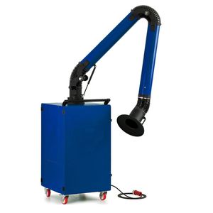 mobile fume extractor / welding / with in-line filter / with HEPA filter