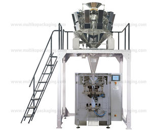 vertical bagging machine / VFFS / for the food industry / with multi-head weigher