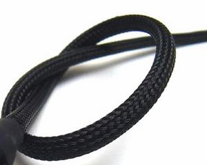 protection sleeve / braided / for cables / polyester