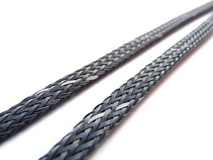 protection sleeve / braided / for cables / polyester