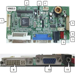 LCD display graphics display controller