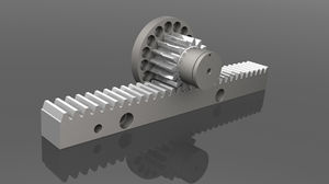 preloaded double pinion