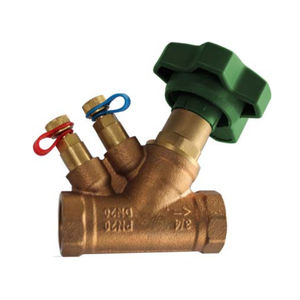 balancing valve / with handwheel / for water / female