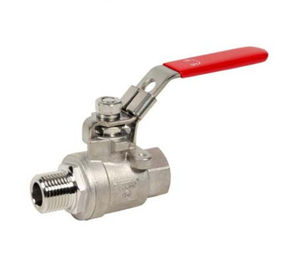 ball valve / lever / for water / male-female
