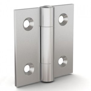 stainless steel hinge / corner / screw-in / 270°