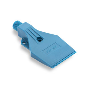 cleaning nozzle / blow-off / for compressed air / flat spray