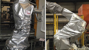 Foundry Robot Protection Foundry robot protective cover - All industrial manufacturers
