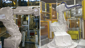 Foundry Robot Protection Foundry robot protective cover - All industrial manufacturers