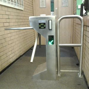 tripod turnstile / half-height