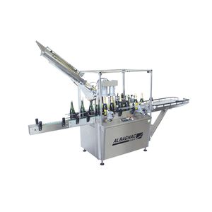 automatic labeler / for self-adhesive labels / side / for bottles