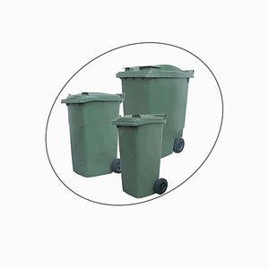 plastic waste container