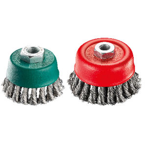 knotted wheel brush