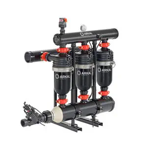 Disc filtration system - 4&amp;quot; Spin Klin&amp;trade; Apollo Twin - Amiad Water  Systems - water / high-flow / self-cleaning