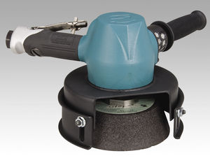 pneumatic sander / disc / for stone / vertical