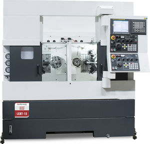 CNC turning machine / 2-axis / two-spindle / compact