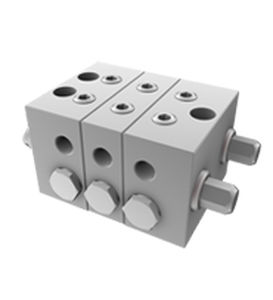 piston valve / for oil / in-line / double