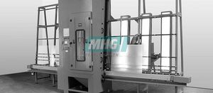 belt shot blasting machine / for metal