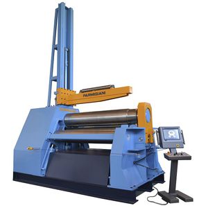 4-roller plate bending machine / hydraulic / for heavy-duty applications / CNC