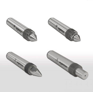 lathe center with forcing nut