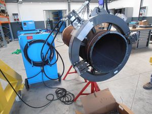 orbital tube cutting and beveling machine