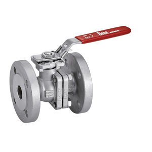 ball valve / lever / for water / flange