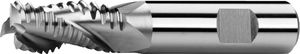 solid milling cutter / roughing / angle / HSS