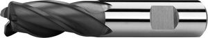 solid milling cutter / coated / Weldon