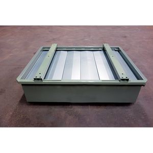 fire protection containment bund / for transformers / steel / polyurethane-coated