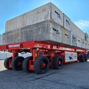 diesel engine self-propelled trailer 1