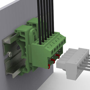screw connection terminal block / DIN rail-mounted / plastic