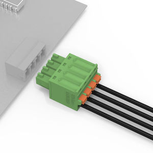 spring terminal block / for PCB / plastic