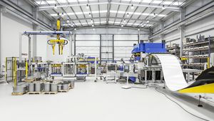 CNC punching line / for sheet metal