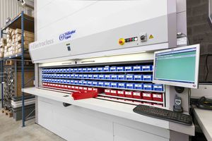 vertical storage carousel