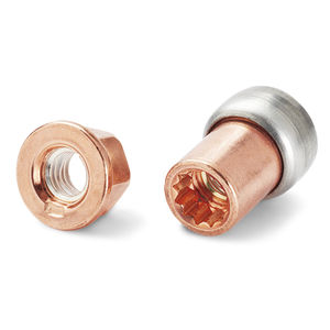 hexagonal locknut / metal