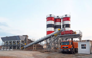 stationary concrete mixing plant 1