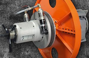 inside grip chamfering machine / pneumatic / hydraulic / portable