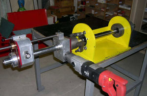 facing portable line boring machine