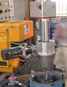 facing portable line boring machine