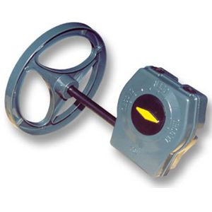 manual valve actuator / rotary / double-acting / with handwheel