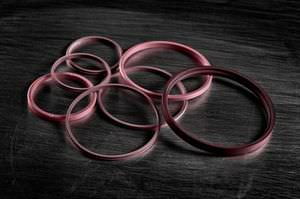 O-ring seal / curved / tubular / PTFE