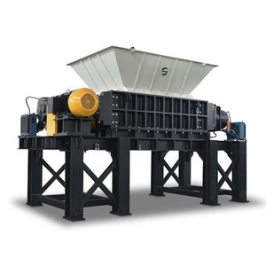 1.5KW motor power small mini shredder recycling machine for plastic paper  metal glass