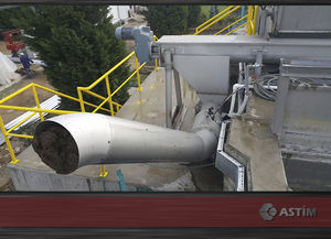 screw conveyor / spiral / high-capacity / horizontal