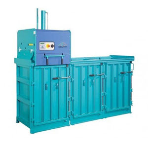 vertical baling press