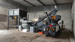 metal chip briquetting press