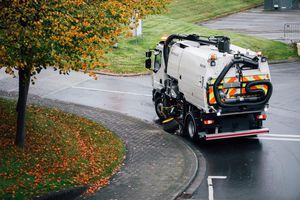 truck-mounted sweeper