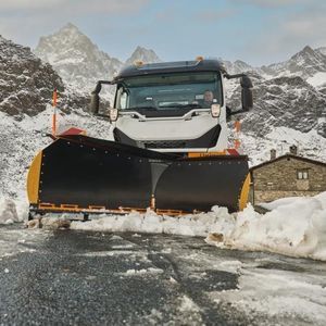 small vehicle snow-plow