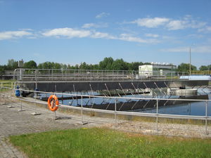 wastewater treatment scraper