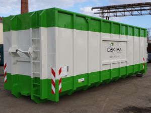 steel waste container
