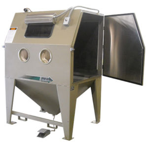 wet blast cabinet / manual / stainless steel