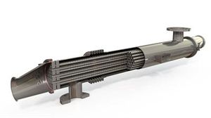 shell and tube heat exchanger / water/water / stainless steel / for the pharmaceutical industry